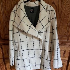 Dex Women's Reese Wide-collar Check Coat